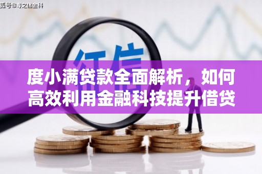 岳池度小满贷款全面解析，如何高效利用金融科技提升借贷体验