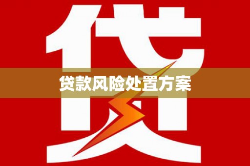 岳池贷款风险处置方案
