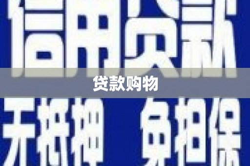 岳池贷款购物