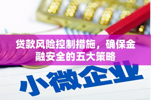 岳池贷款风险控制措施，确保金融安全的五大策略