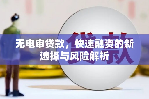 岳池无电审贷款，快速融资的新选择与风险解析