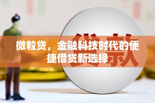 岳池微粒贷，金融科技时代的便捷借贷新选择