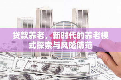 岳池贷款养老，新时代的养老模式探索与风险防范