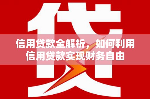 岳池信用贷款全解析，如何利用信用贷款实现财务自由